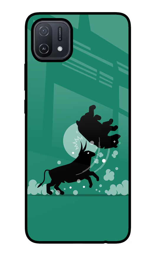 Bull Conqueror Oppo A16 Glass Case