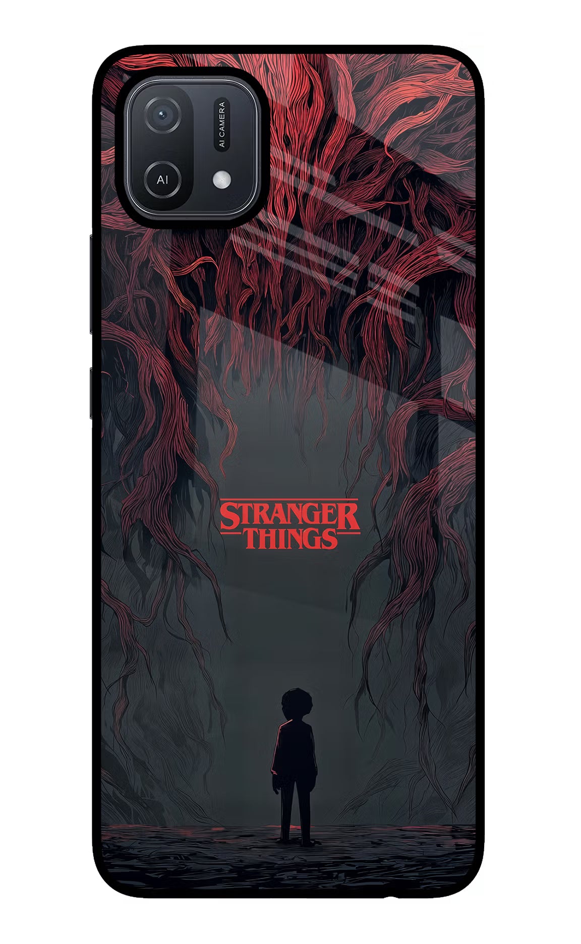 Ordinary Things Dark Side Oppo A16 Glass Case Back Cover by Casekaro