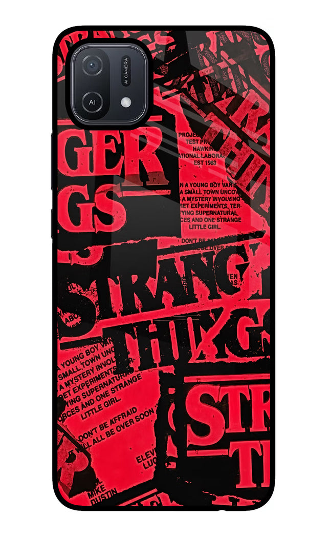 Ordinary Things Oppo A16 Glass Case Back Cover by Casekaro