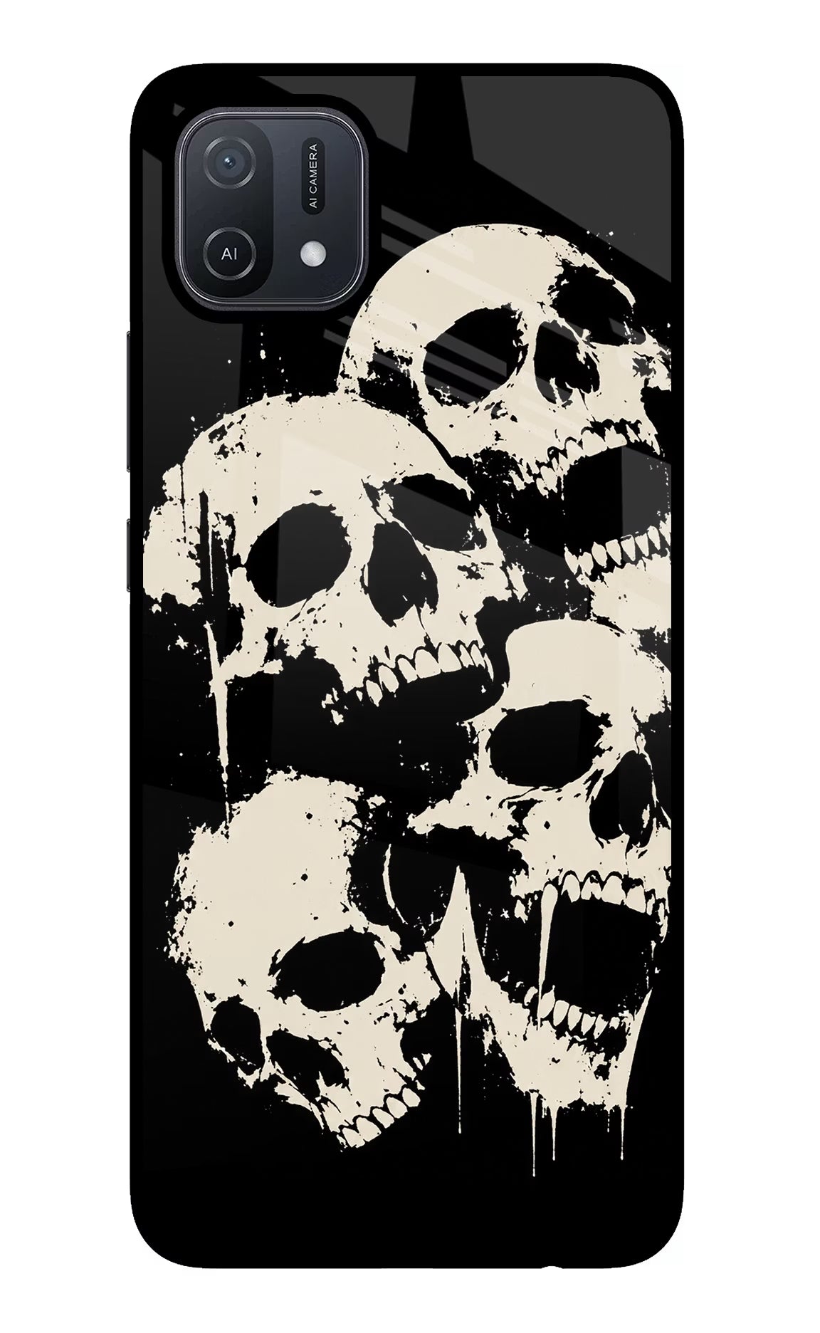 Dead Stack Oppo A16 Glass Case
