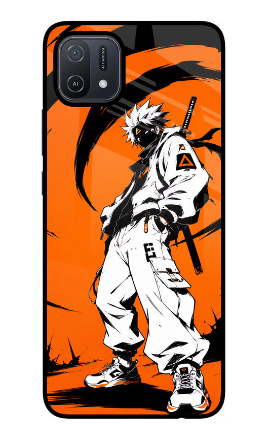 Street Samurai  Oppo A16 Glass Case