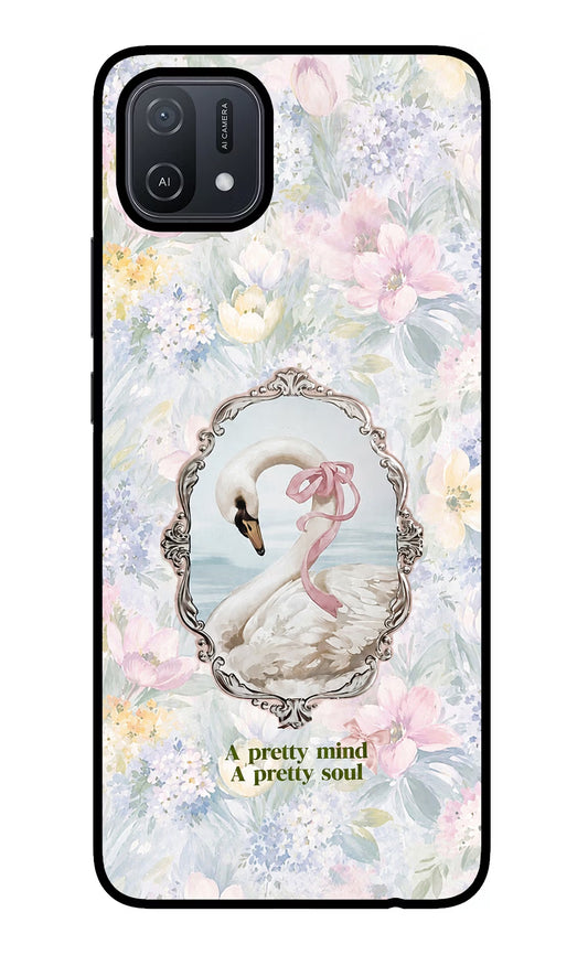 Pretty Mind Pretty Soul Oppo A16 Glass Case