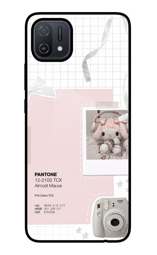 Pantone Asthetic Oppo A16 Glass Case