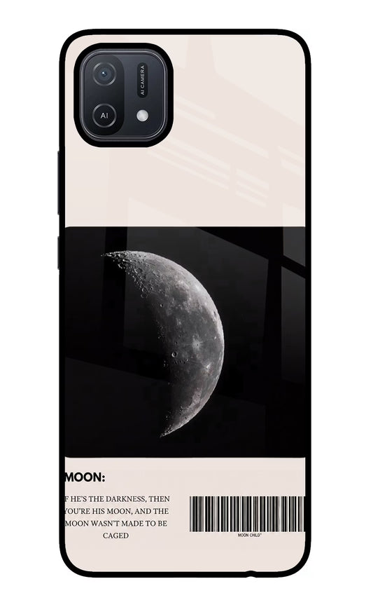 Moon Phase Oppo A16 Glass Case