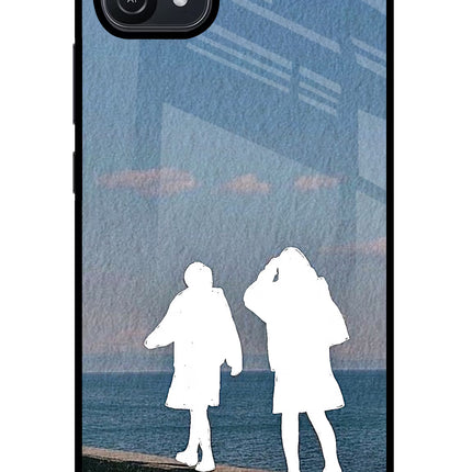 Coastal Dream Oppo A16 Glass Case Back Cover by Casekaro