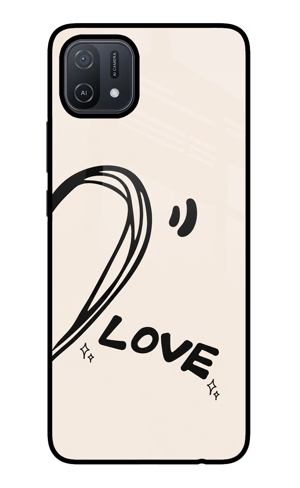 Soul Line Oppo A16 Glass Case