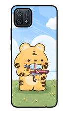 Tiger Treat Oppo A16 Glass Case