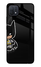 Bat Kitty Oppo A16 Glass Case