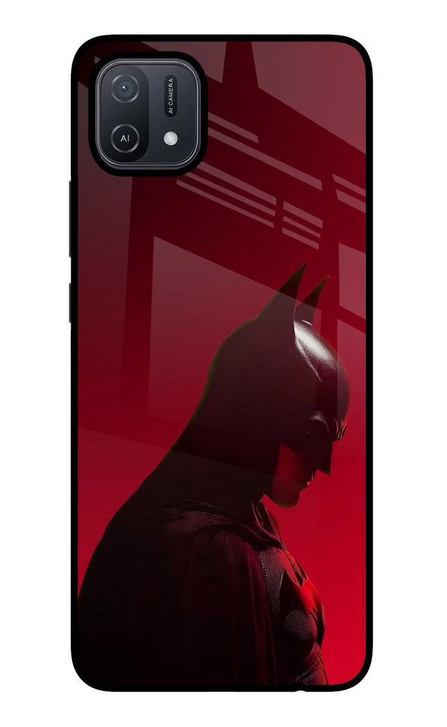 Dark Knight Oppo A16 Glass Case Back Cover by Casekaro