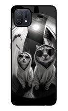 Hood Cats Oppo A16 Glass Case