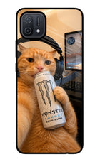 Gamer Cat Energy Oppo A16 Glass Case