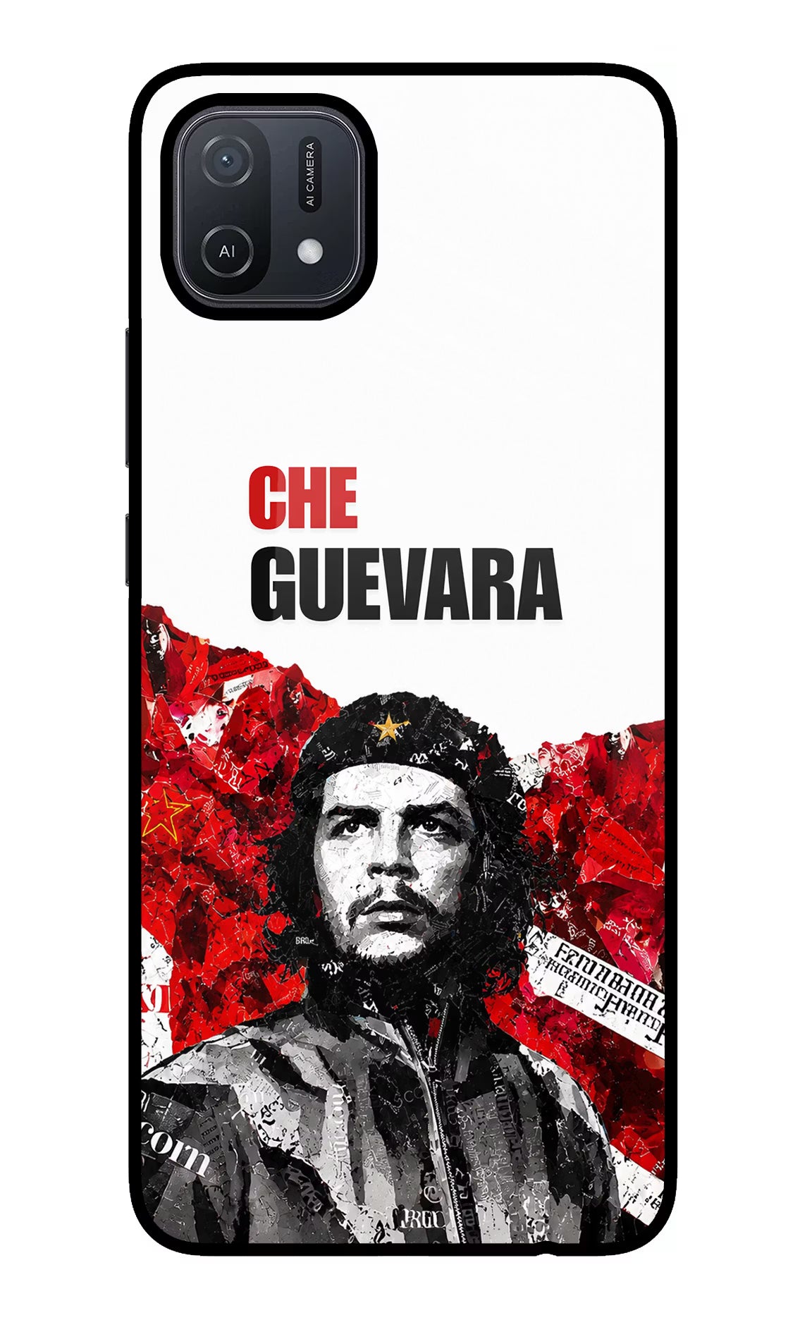 Che Guevara Revolution Oppo A16 Glass Case