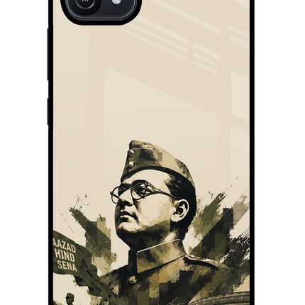 Netaji Rising Oppo A16 Glass Case