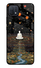 Space Monk Oppo A16 Glass Case