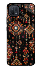 Boho Noir Oppo A16 Glass Case