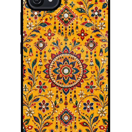 Sunlit Aura Oppo A16 Glass Case
