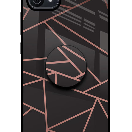 Geometric Pattern Oppo A16 Pop Case by Casekaro