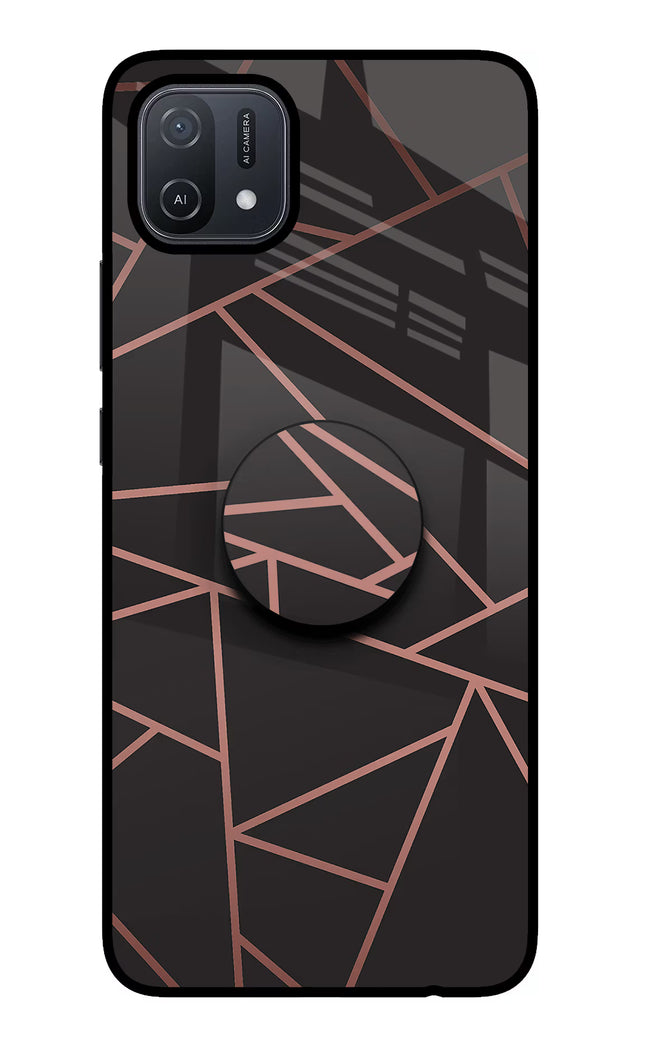 Geometric Pattern Oppo A16 Pop Case by Casekaro