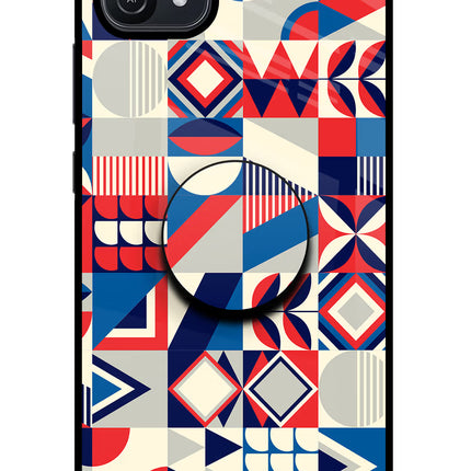 Colorful Pattern Oppo A16 Pop Case by Casekaro
