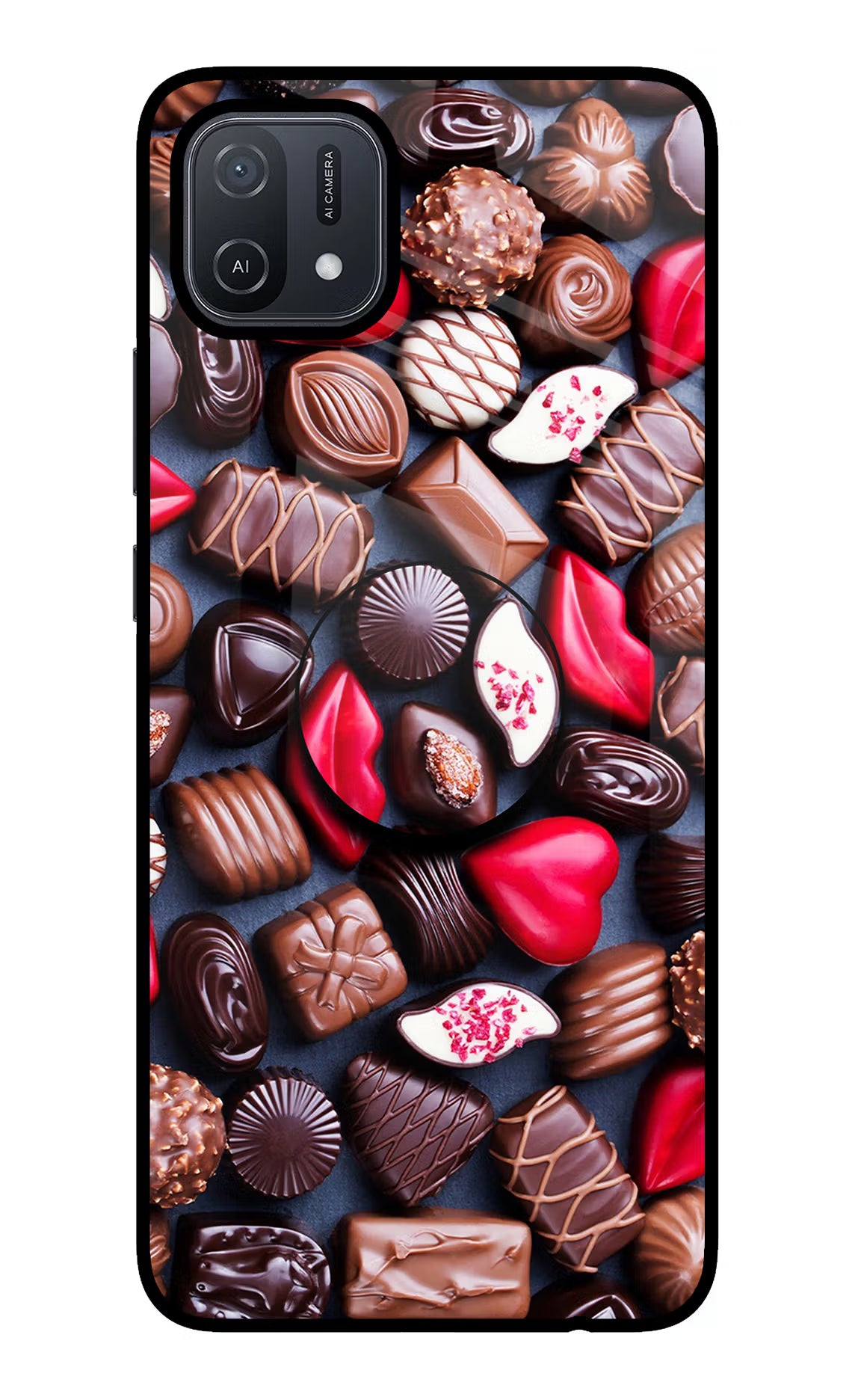 Chocolates Oppo A16 Pop Case by Casekaro