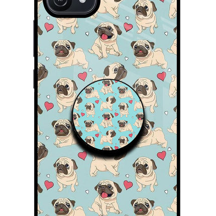 Pug Dog Oppo A16 Pop Case by Casekaro