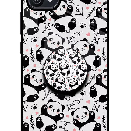 Cute Panda Oppo A16 Pop Case by Casekaro