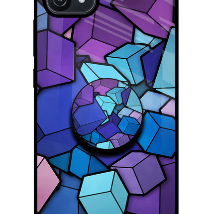 Cubic Abstract Oppo A16 Pop Case by Casekaro