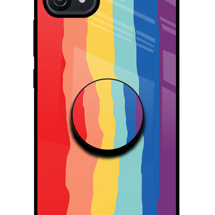 Rainbow Oppo A16 Pop Case by Casekaro