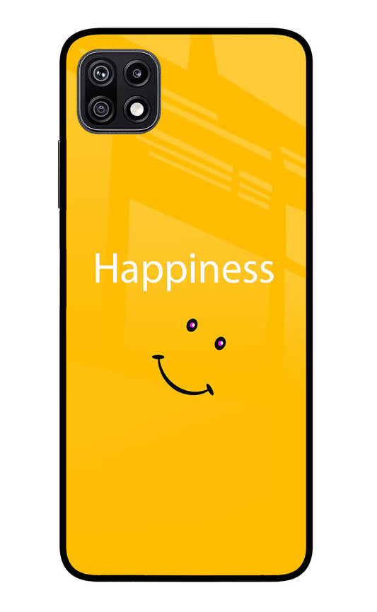 Happiness With Smiley Samsung F42 5G Glass Case