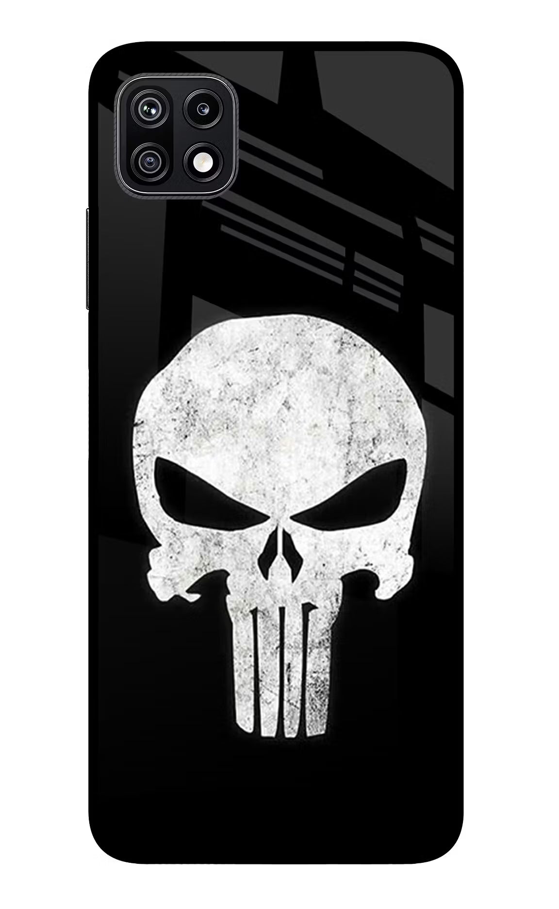 Punisher Skull Samsung F42 5G Glass Case