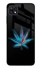 Weed Samsung F42 5G Glass Case
