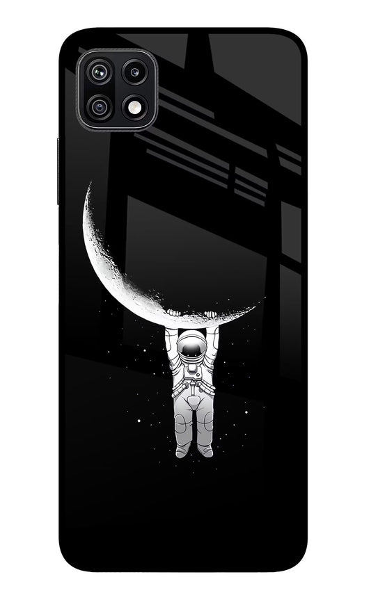 Moon Space Samsung F42 5G Glass Case
