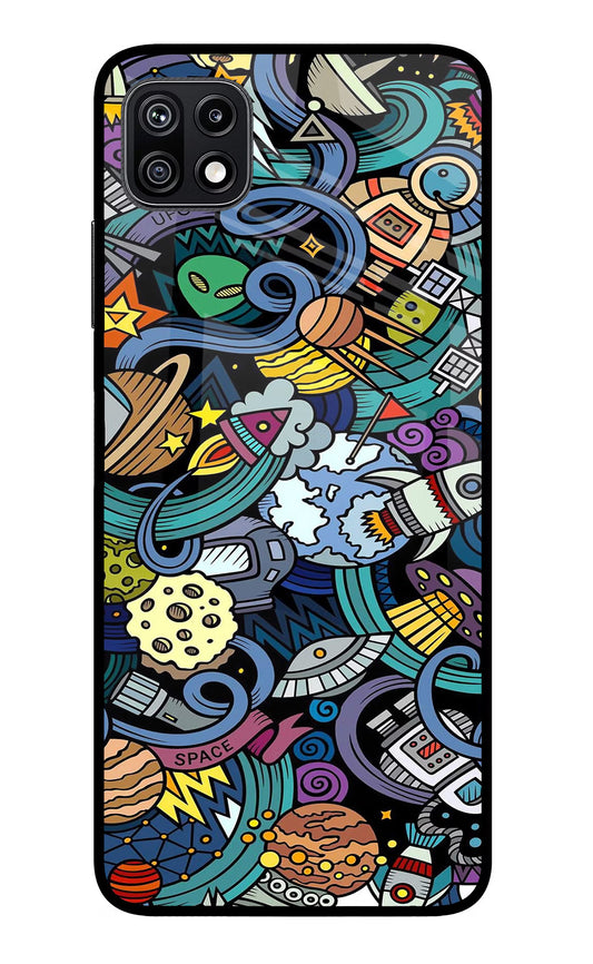 Space Abstract Samsung F42 5G Glass Case