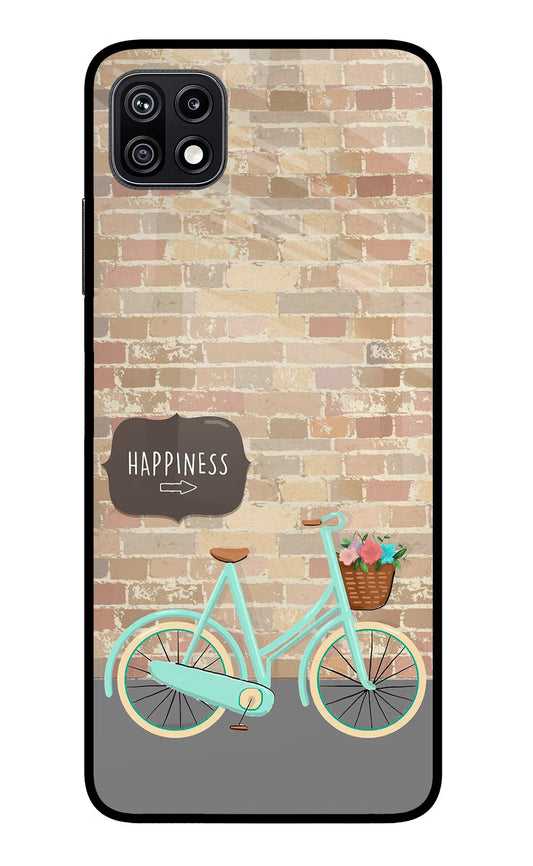 Happiness Artwork Samsung F42 5G Glass Case