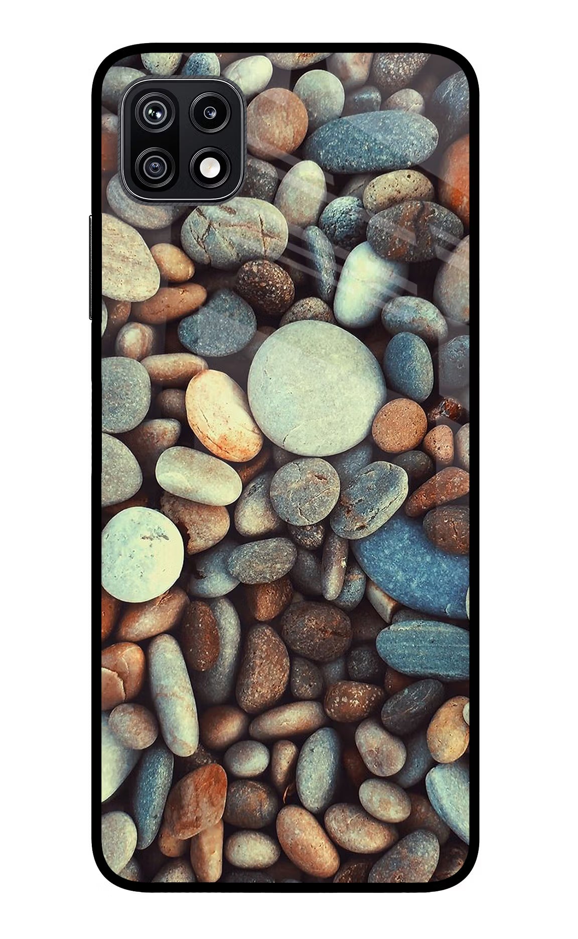 Pebble Samsung F42 5G Glass Case Back Cover by Casekaro