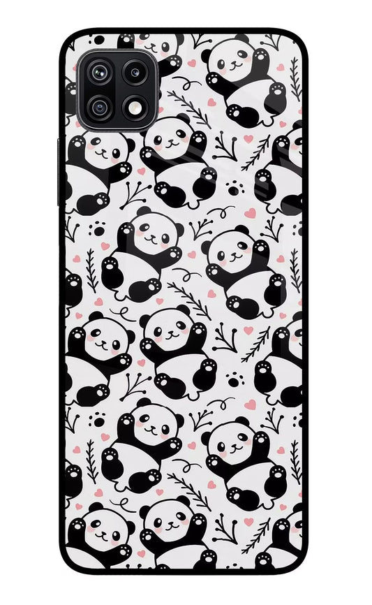 Cute Panda Samsung F42 5G Glass Case