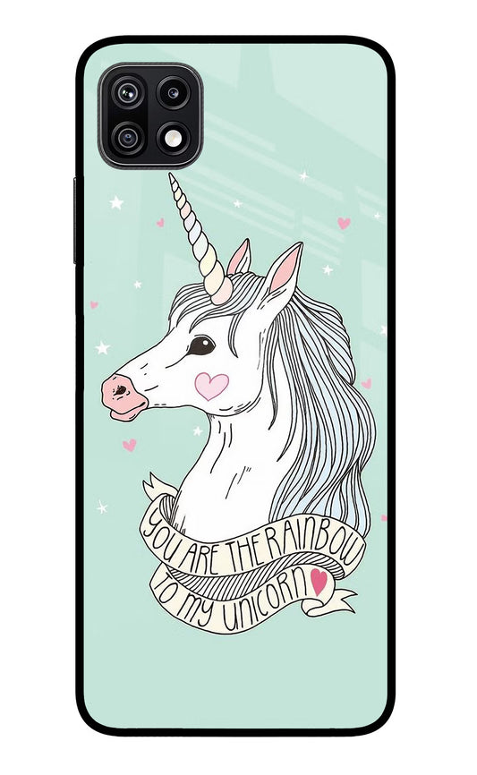 Unicorn Wallpaper Samsung F42 5G Glass Case