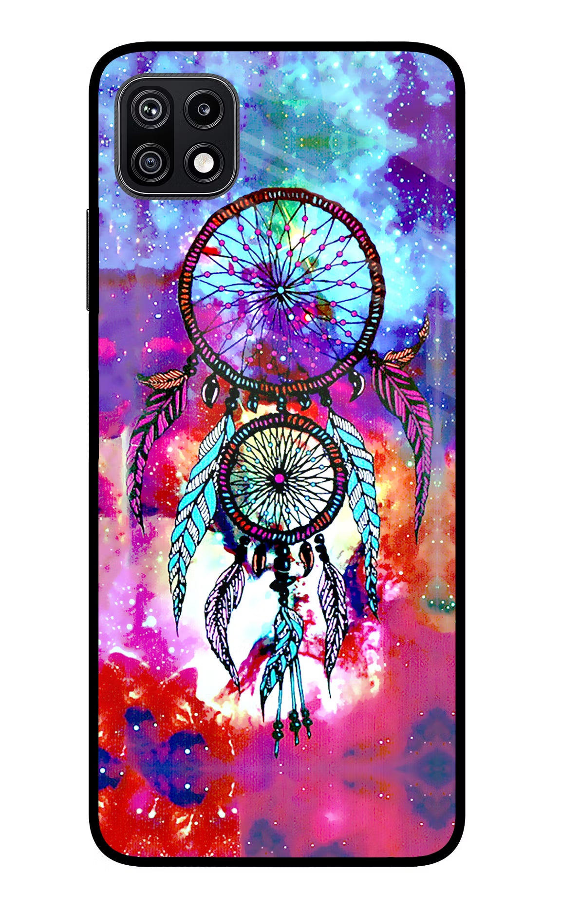 Dream Catcher Abstract Samsung F42 5G Glass Case Back Cover by Casekaro