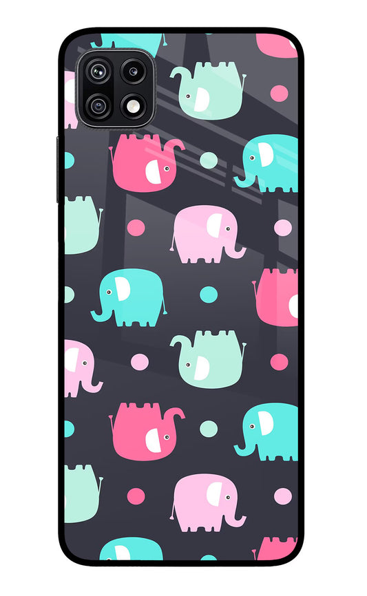 Elephants Samsung F42 5G Glass Case