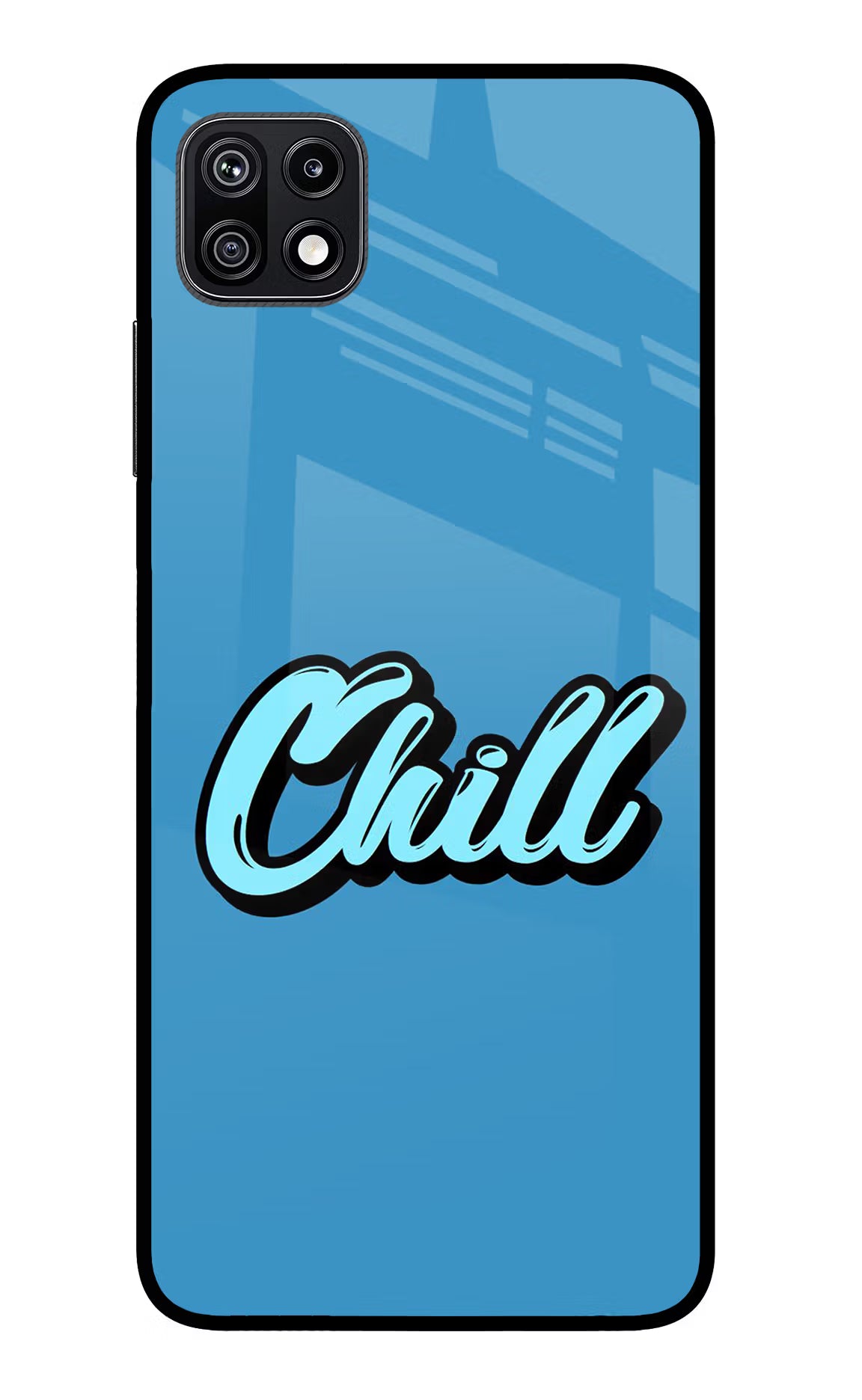 Chill Samsung F42 5G Glass Case Back Cover by Casekaro