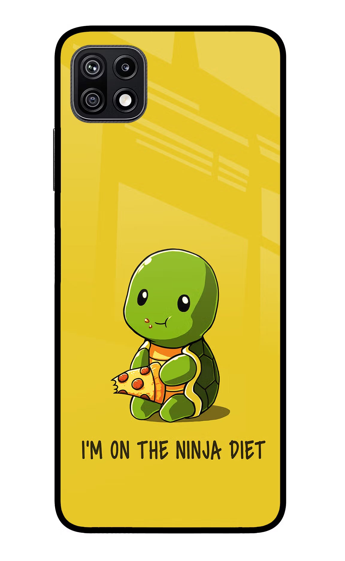 I'm on Ninja Diet Samsung F42 5G Glass Case Back Cover by Casekaro