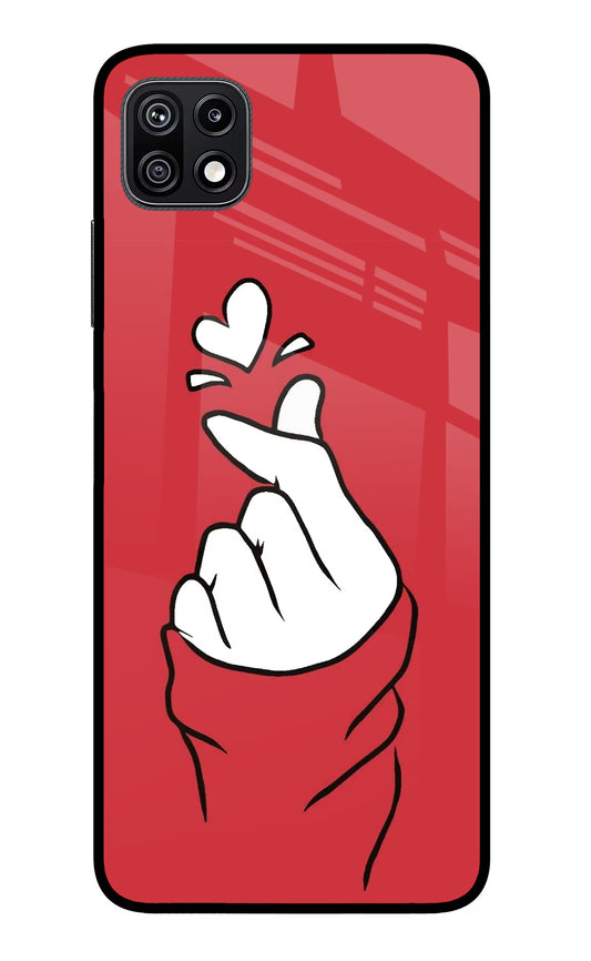 Korean Love Sign Samsung F42 5G Glass Case