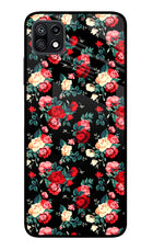 Rose Pattern Samsung F42 5G Glass Case