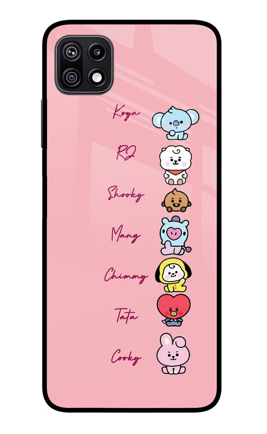 BTS names Samsung F42 5G Glass Case