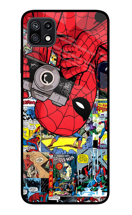 Spider Man Samsung F42 5G Glass Case