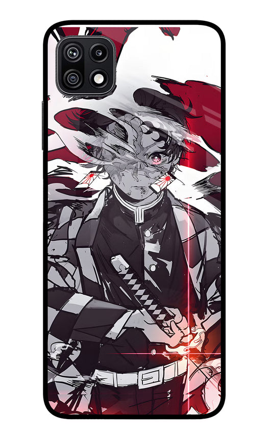 Demon Slayer Samsung F42 5G Glass Case