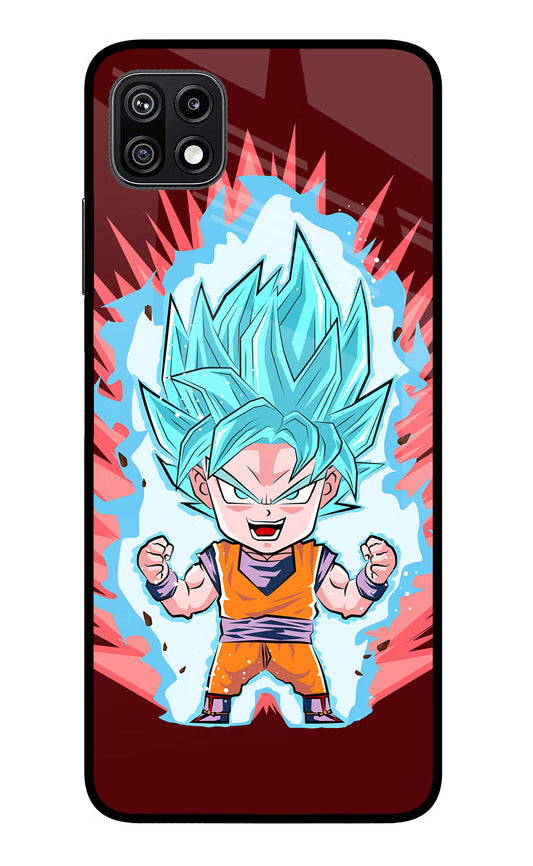 Goku Little Samsung F42 5G Glass Case