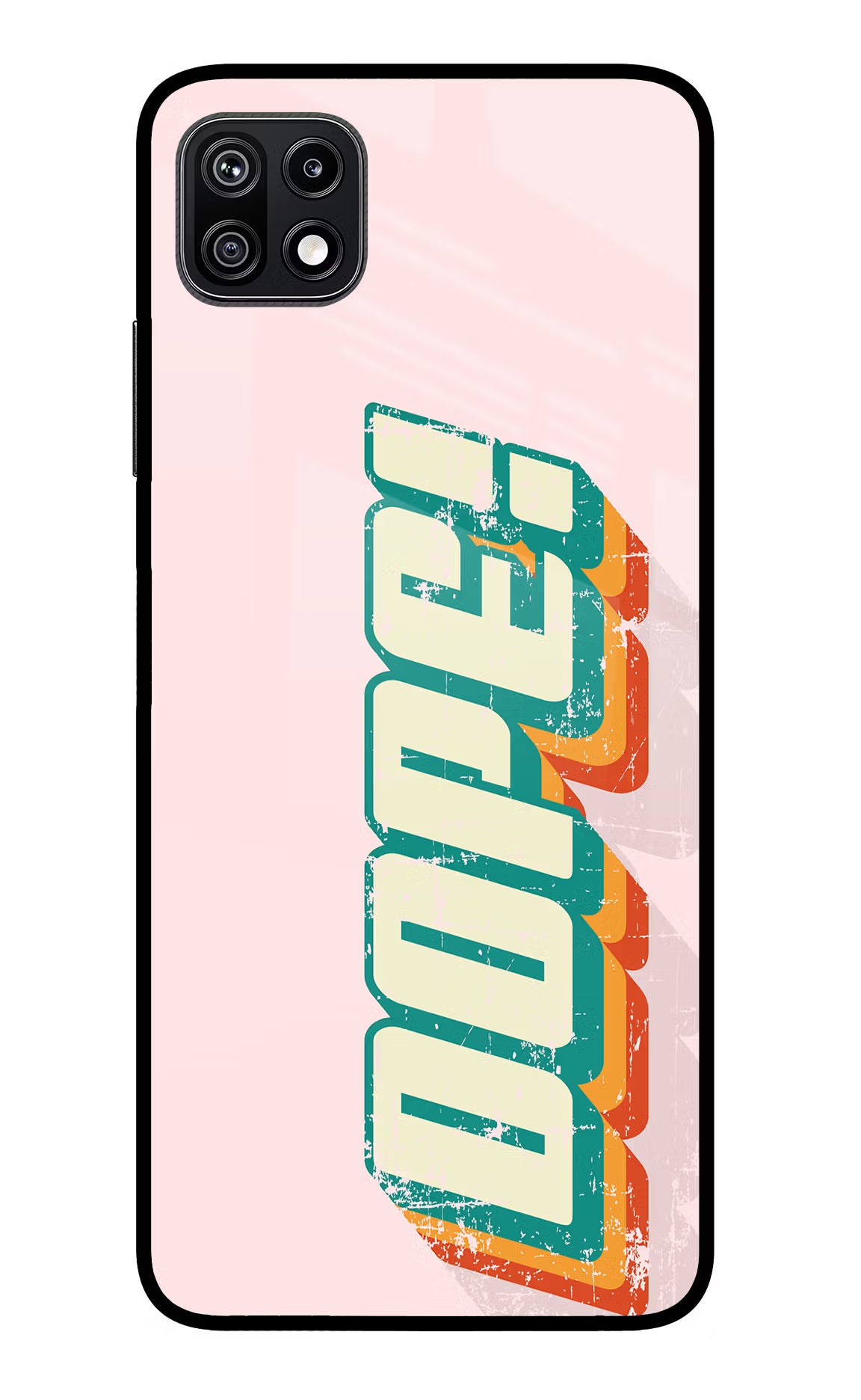 Dope Samsung F42 5G Glass Case Back Cover by Casekaro