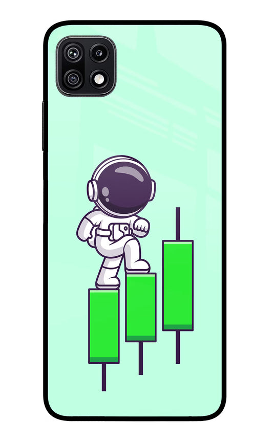 Astronaut Trader Samsung F42 5G Glass Case