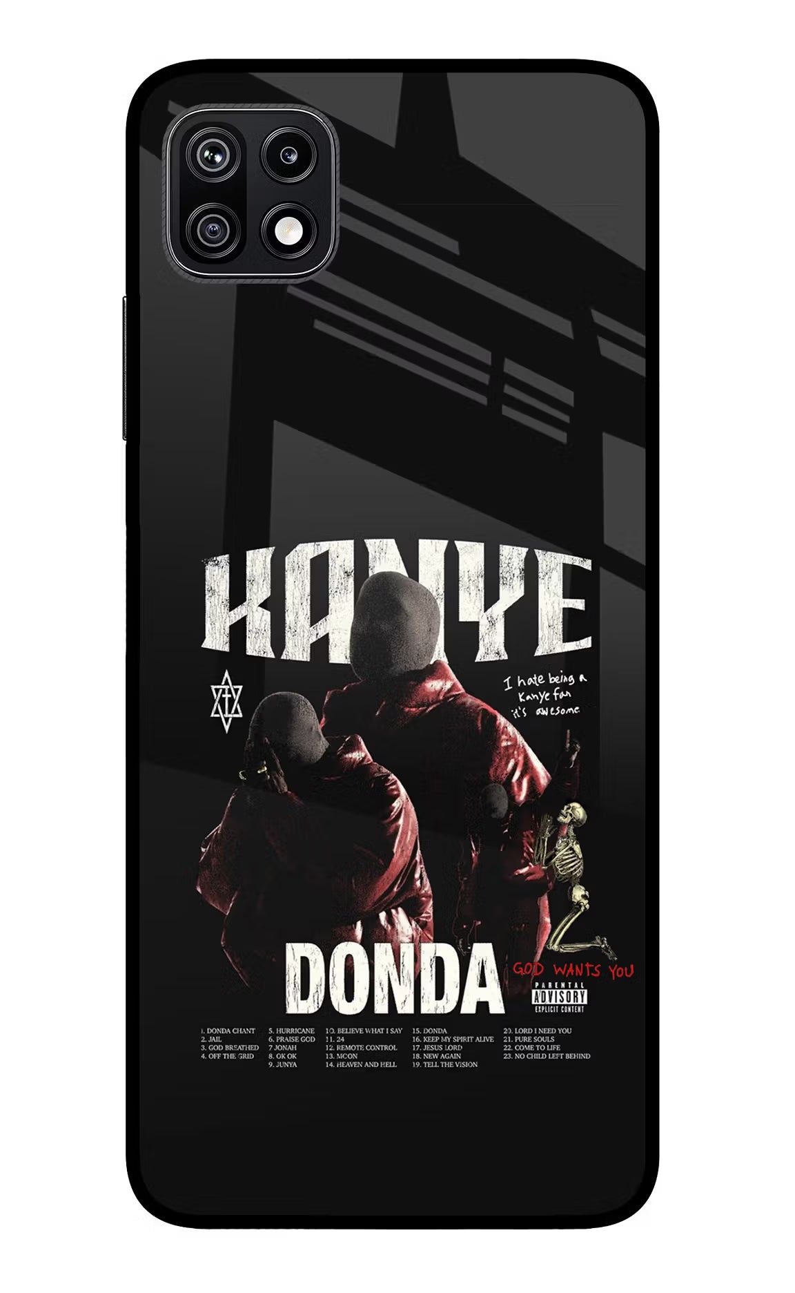 Donda Kanye West Samsung F42 5G Glass Case